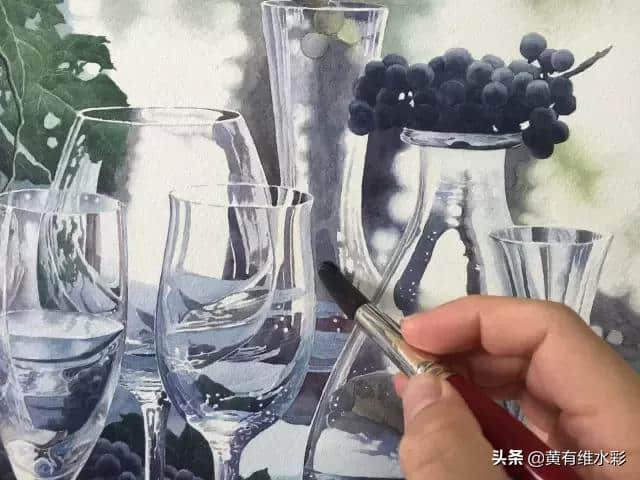 葡萄美酒夜光杯，102张超详细作画过程！