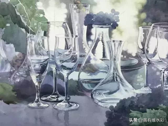 葡萄美酒夜光杯，102张超详细作画过程！