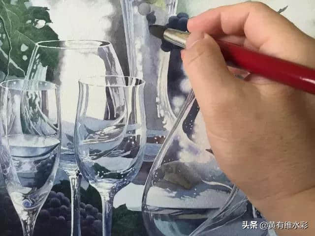 葡萄美酒夜光杯，102张超详细作画过程！