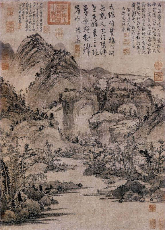 《富春山居图》是中国十大传世名画之一,作者是元代著名画家和全真教