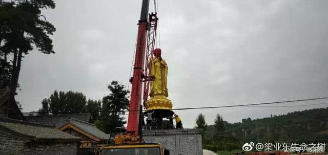盂县西潘乡侯庄村普济寺，9.9米地藏王菩萨圣像落成！