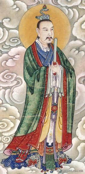 明代彩绘《张皇后箓牒图卷》神仙画像之「十二宫辰星君图」