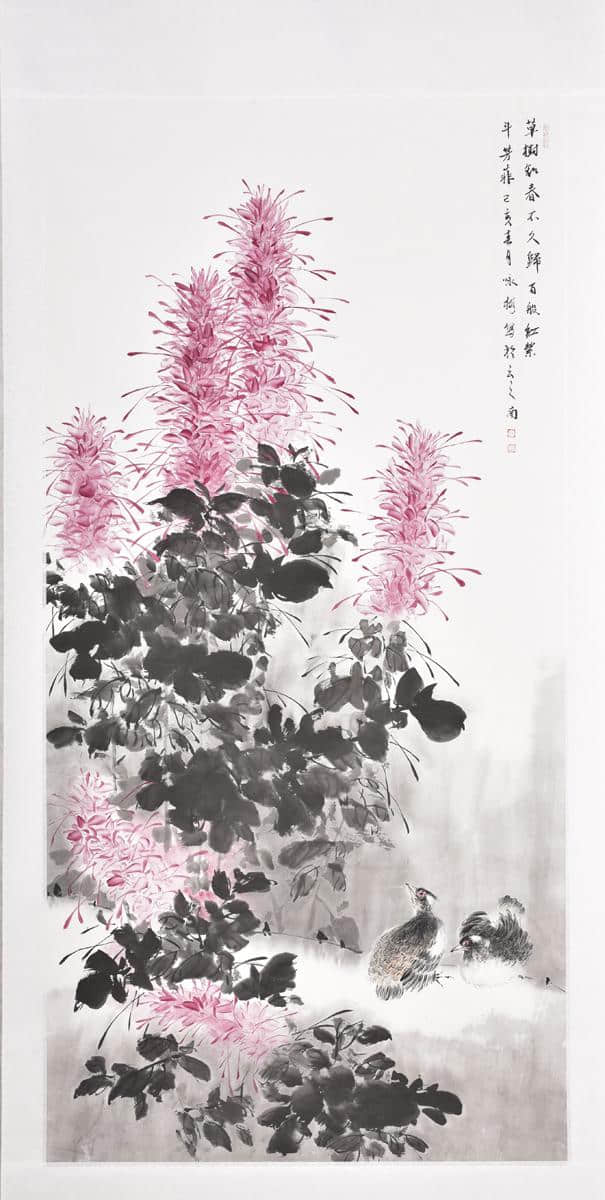 草树知春不久归，百般红紫斗芳菲，画家张咏梅作品欣赏