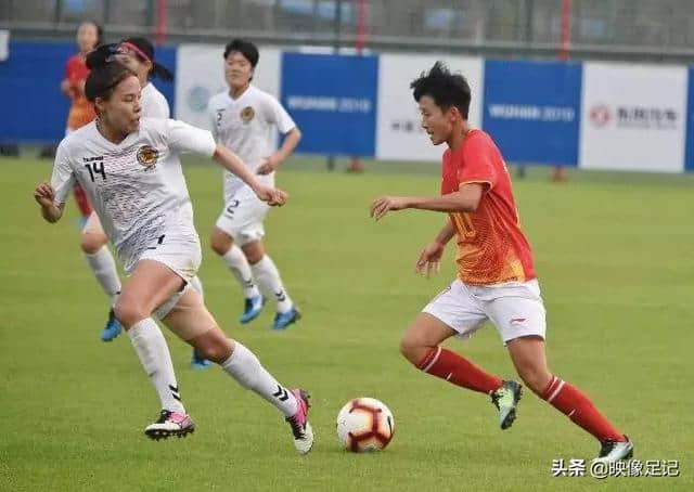 为国而战丨中国女足3-0韩国，娄佳惠、徐展亮相军运会赛场