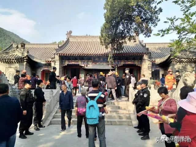 2019年华阴市（华山）古庙会安全平稳度过