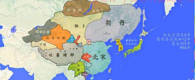 地图上看北宋167年的内忧外患，宋经济军事够强无奈敌人战力更强
