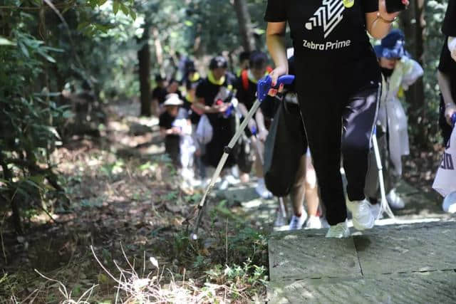 在杭州南高峰捡垃圾是一种什么体验？斑马会员关注环保，开启公益
