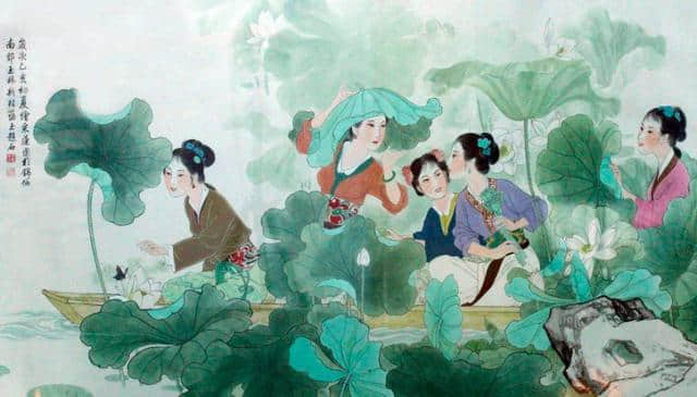 王昌龄最经典的一首诗，所描写的采莲女子，美得让人心醉！