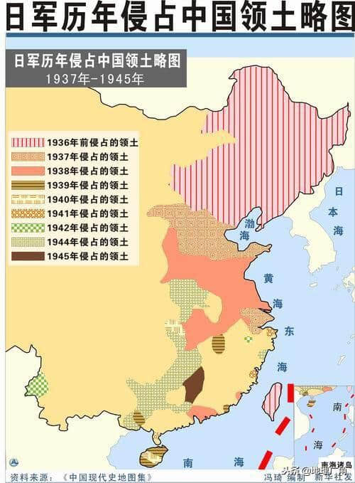 日本为何发动侵华战争？看过日本绘制的中国地图，令人可怕的详细