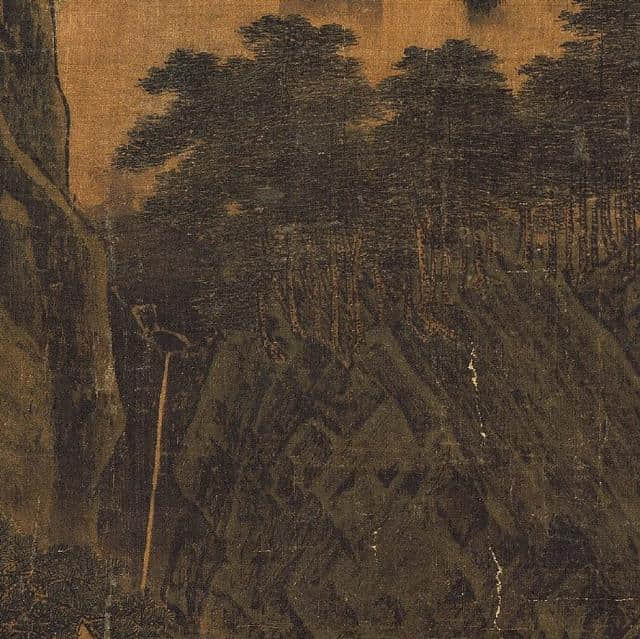 李唐《万壑松风图》台北故宫博物院，高清大图