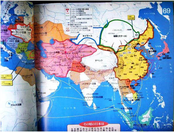 带你看日本历史书上的中国地图来了解日本如何看待古代中国的？