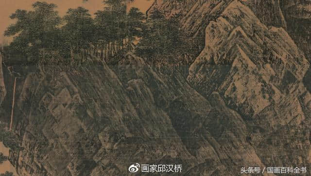 汉桥话画：李唐《万壑松风图》南宋简括画风代表作