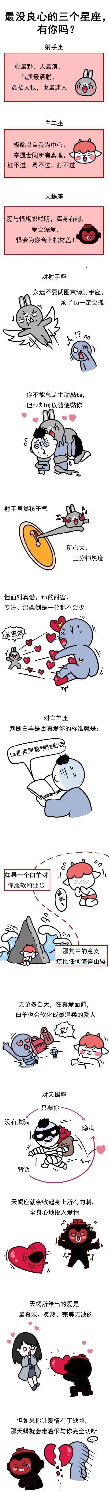 这三个星座没有良心？真的假的？