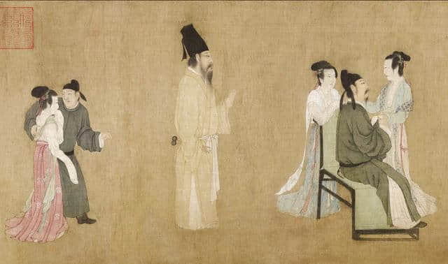中国十大传世名画 人物工笔画的传神经典之作《韩熙载夜宴图》