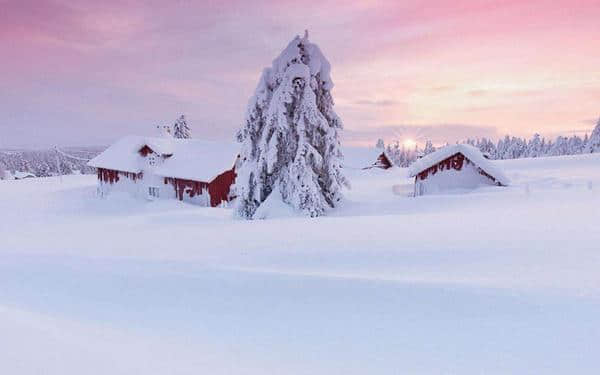 在最美的诗词里，遇见最美的雪景