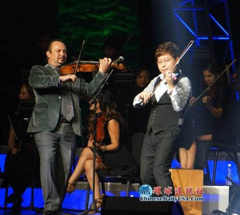 国际小提琴演奏家张少博炫技洛杉矶诺基亚大剧院 引发轰动