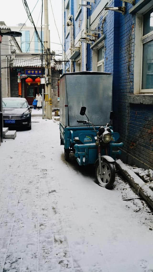 当北京这场雪遇到元朝的胡同：古意盎然，别有风味