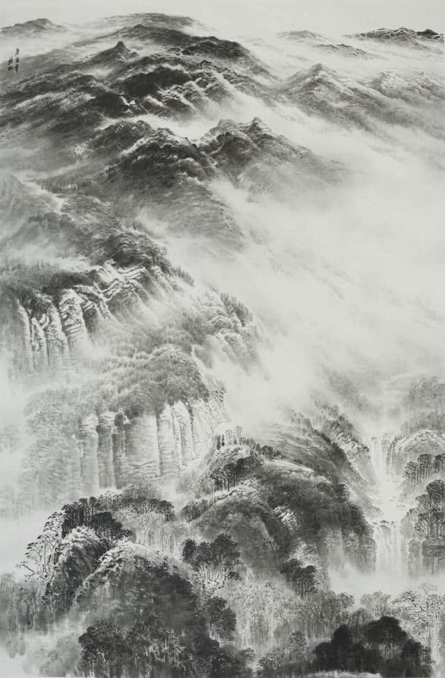 吞吐大荒：许钦松山水国画作品欣赏