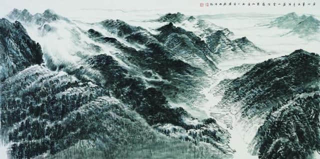 吞吐大荒：许钦松山水国画作品欣赏