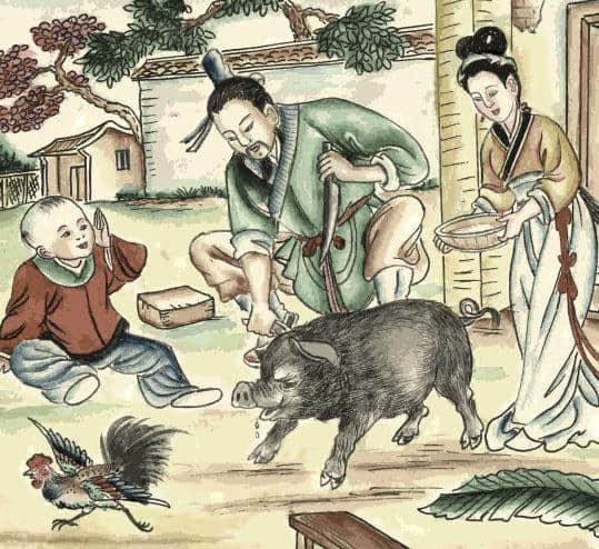 春秋战国人物-曾子，儒家思想承上启下之人，为守信而杀猪