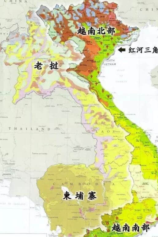 为什么很多“越南老地图”，总是把老挝、柬埔寨画进版图？