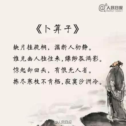 苏轼的诗词，你最爱哪首？