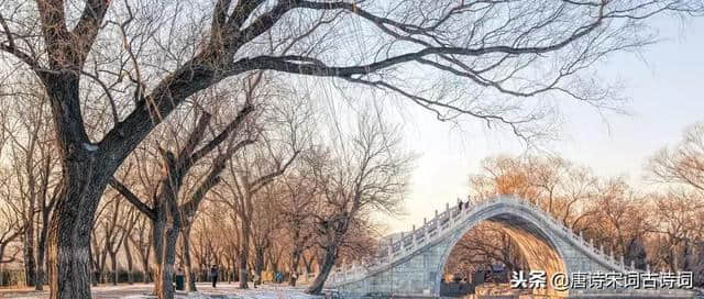 古诗词中的桥和雪，美得令人心动