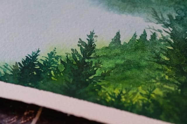 ■ 水彩体验课 | 绿树阴浓夏日长