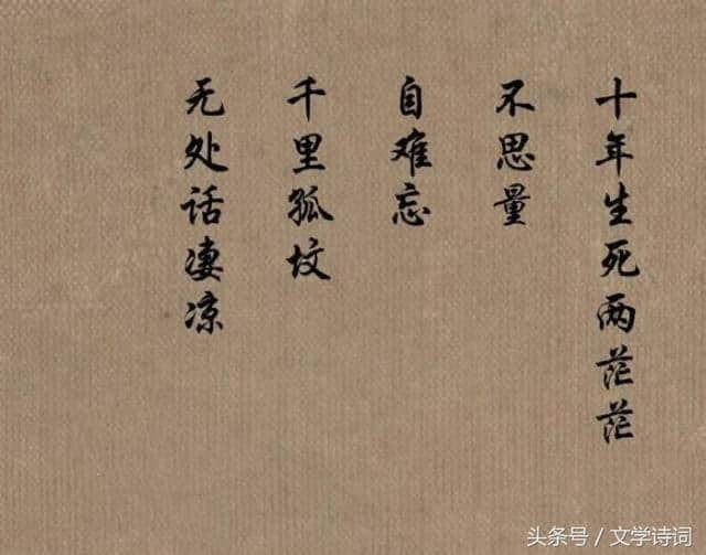 苏轼最经典的10首词，每一首都是名篇，值得收藏！