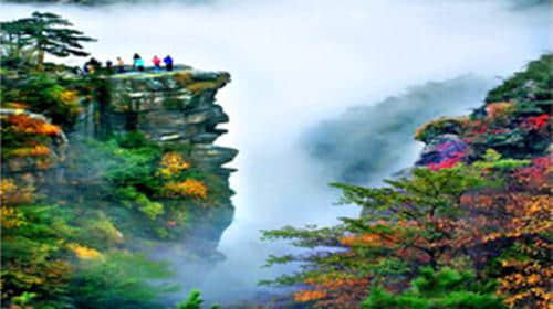 10月7日至9日，庐山仙人洞锦绣谷景点实行游览线路通行管制